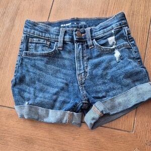 Old Navy Women's Distressed Blue Jean Shorts